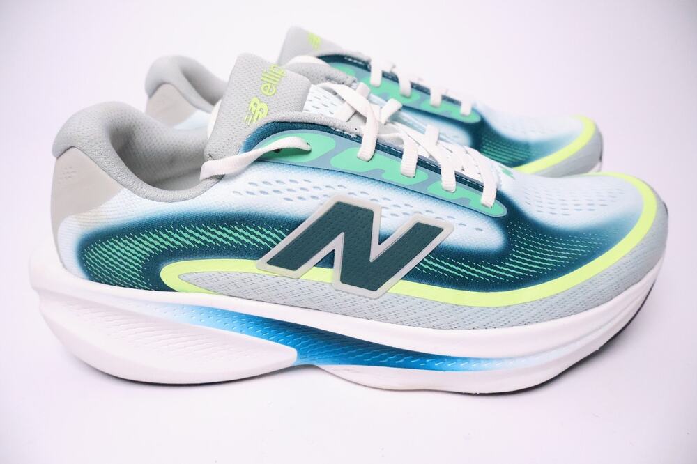 New Balance Ellipse V1 Men's Sz 9.5 Running Shoes Deep End Glint Blue #184